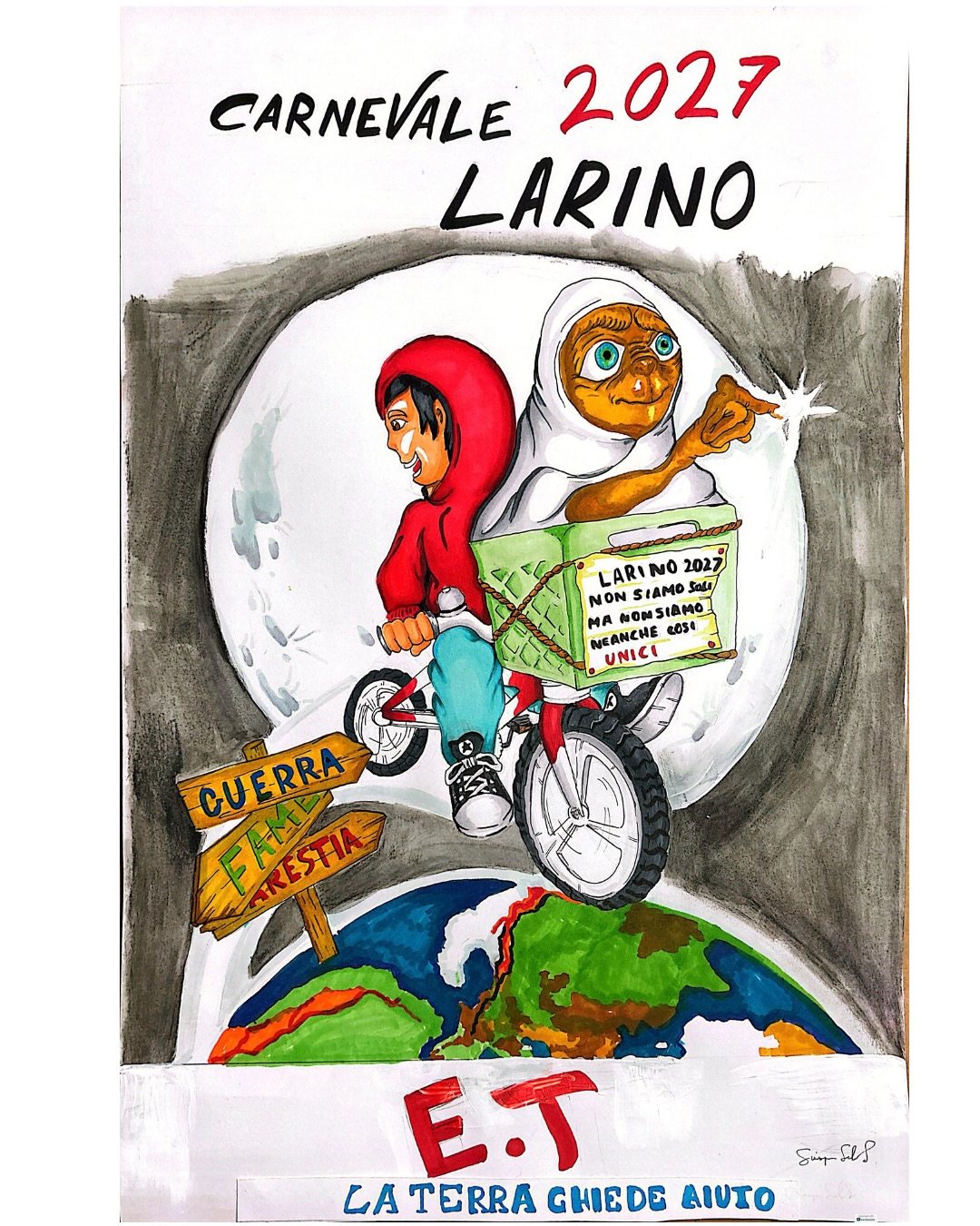 Bozzetto “E.T. La Terra chiede aiuto”