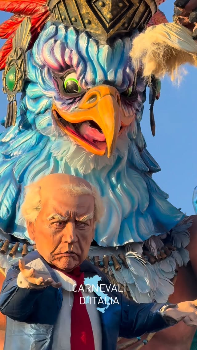 Carnevale di Viareggio 2026: il carro “Native american return” di Fabrizio e Valentina Galli